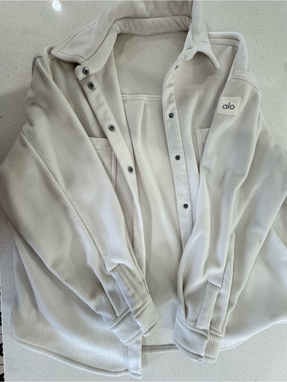 ALO Shacket in Off-White